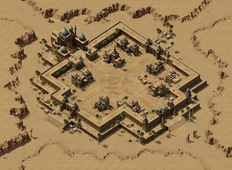 「宝象国地图」神途西域贸易要塞